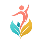 Logo de Reviva avec une personne qui s'élance vers le haut. Des feuilles à ses pieds