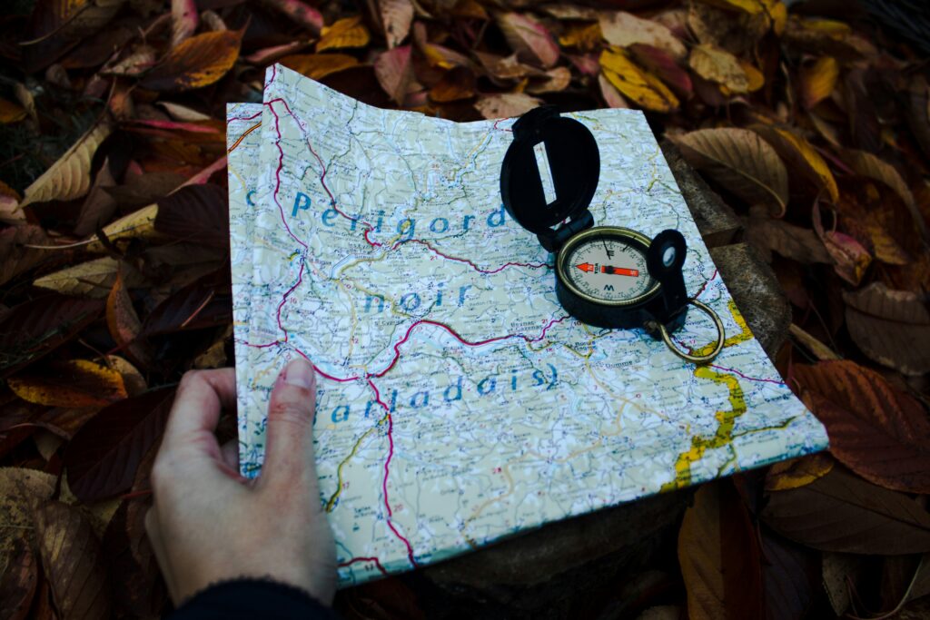 Map and compass